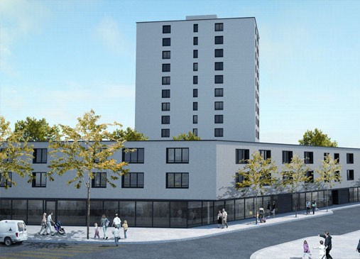 Wohn- und Geschäftshaus Gardencity